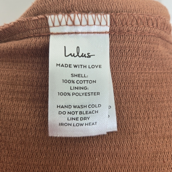 Lulu's Rust Jumpsuit with Tie Waist Curdoury - Picture 14 of 14